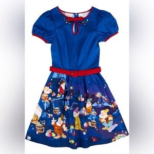 Stitch Shoppe by Loungefly Disney Snow White: Mining Dwarfs "Lauren" Dress,Large